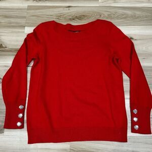 Boden Wool Cashmere Red Sweater Women’s Large